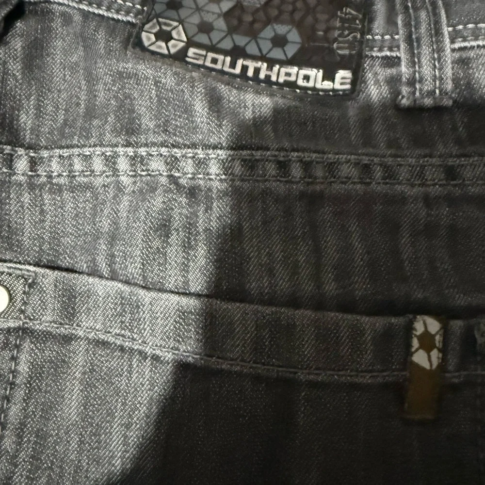 Vintage Baggy Y2K Southpole Jeans Mens 28x30 Skater Hip Hop Five Pocket Grunge